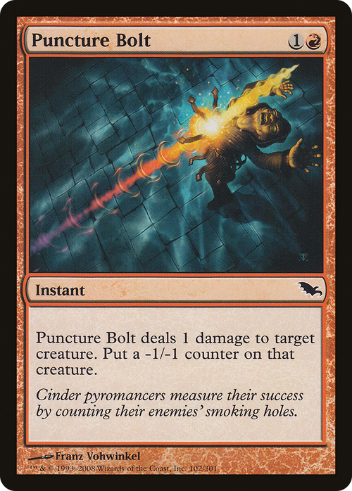 Puncture Bolt (SHM-102) - Shadowmoor Foil