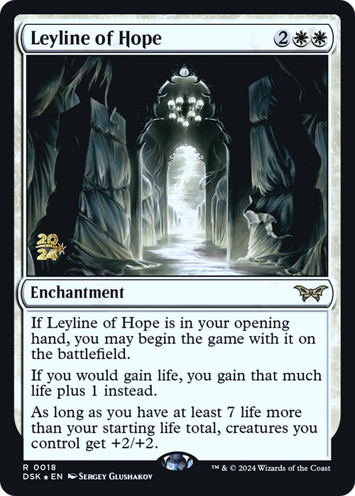 Leyline of Hope (PRE-018) - Duskmourn: House of Horror Promos Foil