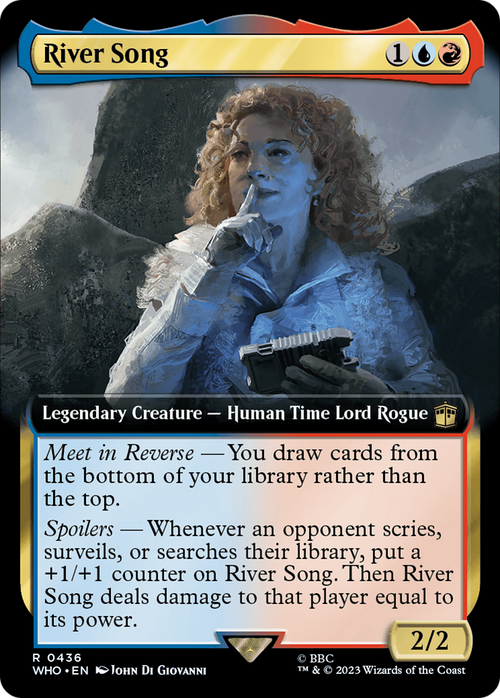 River Song (Extended Art) (WHO-436) - Doctor Who: (Extended Art) Foil