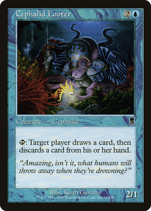 Cephalid Looter (ODY-072) - Odyssey Foil