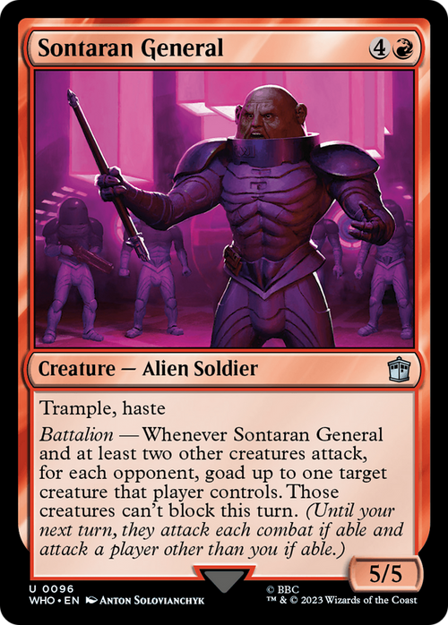 Sontaran General (WHO-096) - Doctor Who