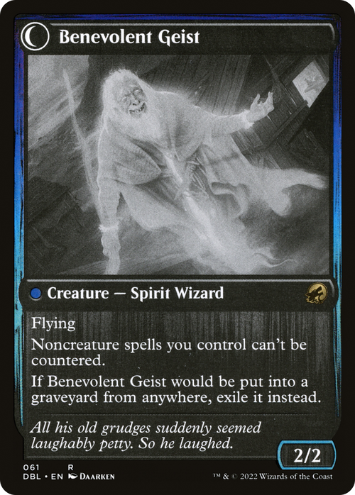 Malevolent Hermit (DBL-061) - Innistrad: Double Feature: (Double Faced Transform) Foil