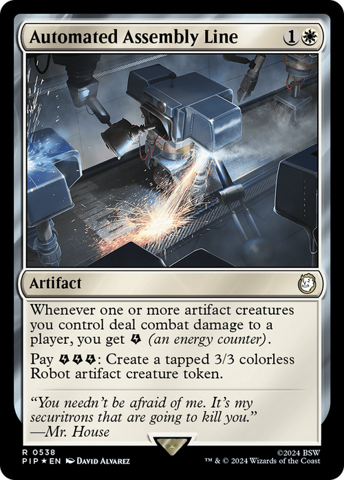 Automated Assembly Line (Surge Foil) (PIP-538) - Fallout Foil