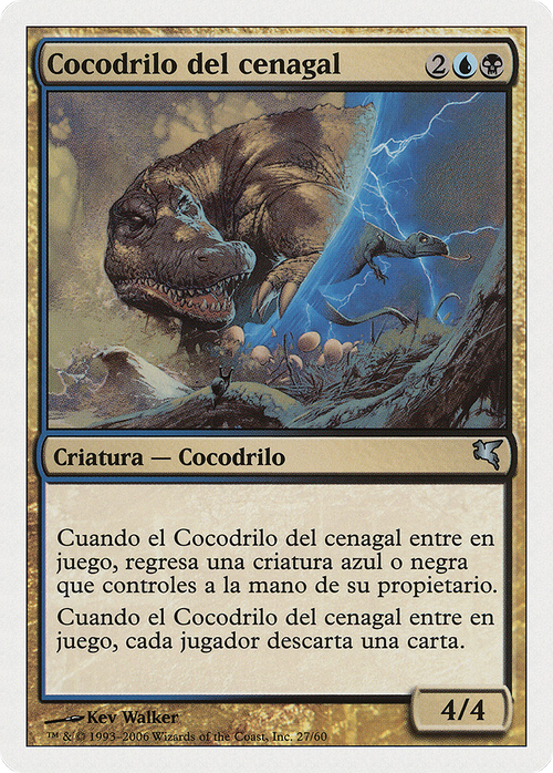 Marsh Crocodile (Italian) - "Coccodrillo Palustre" (PSAL-E27) - Salvat 2005
