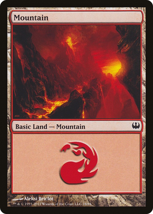 Mountain (78) (DDG-078) - Duel Decks: Knights vs. Dragons
