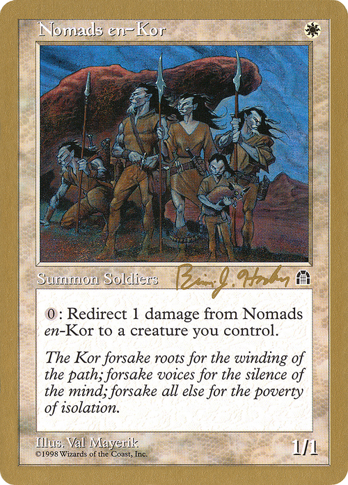 Nomads en-Kor - 1998 Brian Hacker (STH) (WCD-) - World Championship Decks 1998