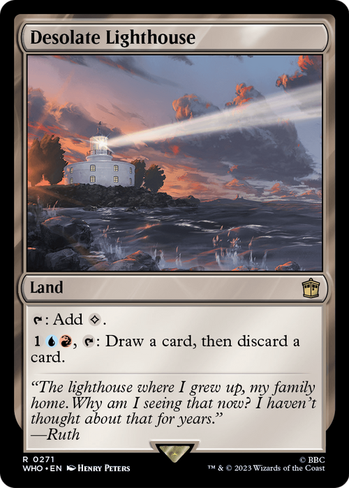 Desolate Lighthouse (WHO-271) - Doctor Who Foil