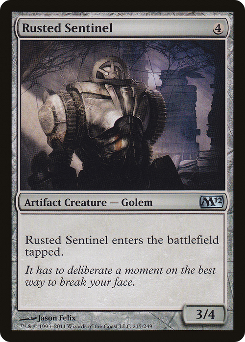 Rusted Sentinel (M12-215) - Magic 2012 Foil