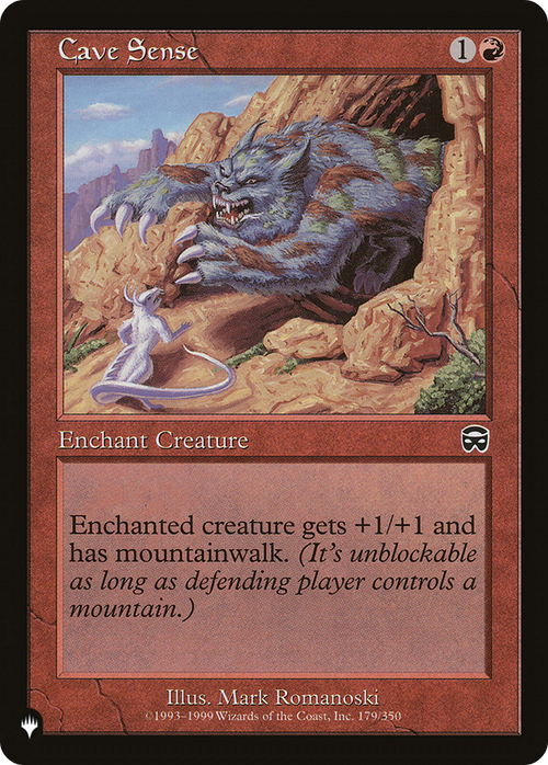 Cave Sense (LIST-MMQ-179) - The List