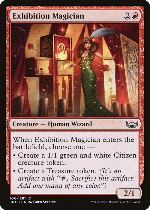 Exhibition Magician (SNC-106) - Streets of New Capenna