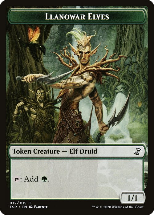 Llanowar Elves (TTSR-012) - Time Spiral Remastered Tokens