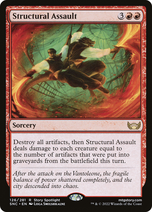 Structural Assault (SNC-126) - Streets of New Capenna Foil