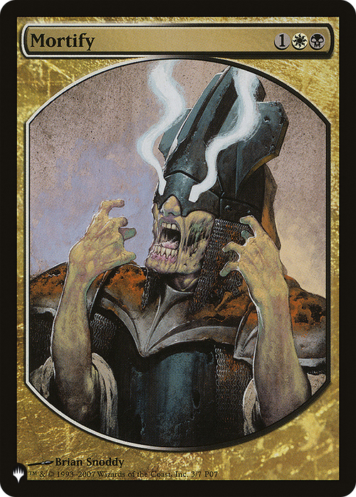 Mortify (P07) (LIST-P07-3) - The List