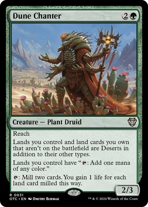 Dune Chanter (OTC-031) - Outlaws of Thunder Junction Commander