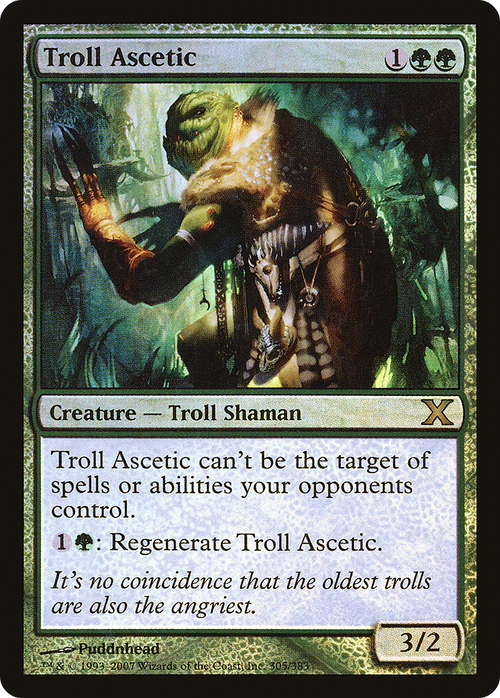 Troll Ascetic (10E-305★) - Tenth Edition Foil