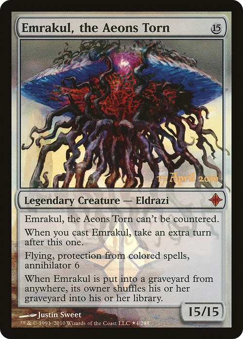 Emrakul, the Aeons Torn (PRE-04★) - Rise of the Eldrazi Promos Foil