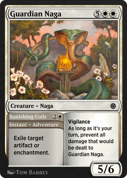 Guardian Naga // Banishing Coils (HBG-090) - Alchemy Horizons: Baldur's Gate