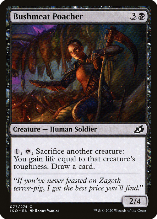 Bushmeat Poacher (IKO-077) - Ikoria: Lair of Behemoths Foil