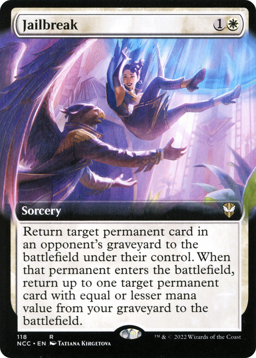 Jailbreak (Extended Art) (NCC-118) - New Capenna Commander: (Extended Art)