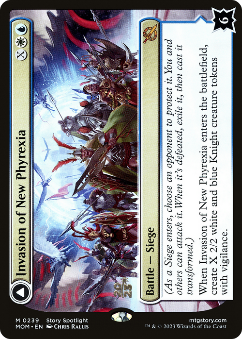 Invasion of New Phyrexia (PRE-239) - March of the Machine Promos Foil