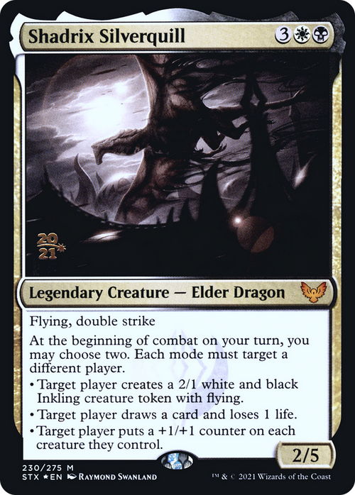 Shadrix Silverquill (PRE-230S) - Strixhaven: School of Mages Promos Foil