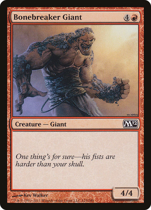 Bonebreaker Giant (M12-123) - Magic 2012 Foil