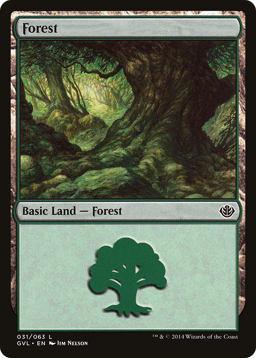 Forest (31) (Garruk vs Liliana) (DD3-031) - Duel Decks Anthology: Garruk vs. Liliana