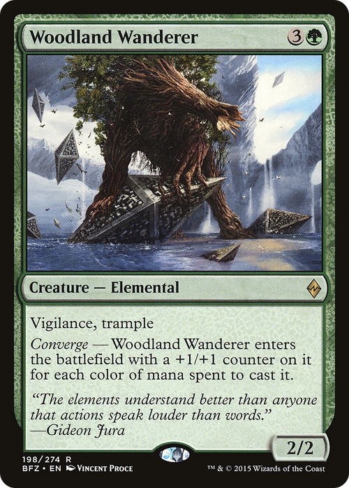 Woodland Wanderer (BFZ-198) - Battle for Zendikar