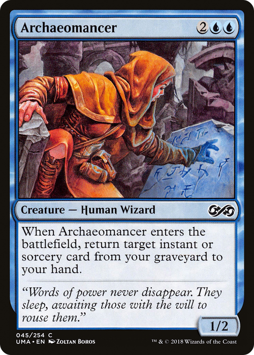 Archaeomancer (UMA-045) - Ultimate Masters Foil
