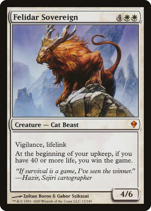 Felidar Sovereign (ZEN-012) - Zendikar