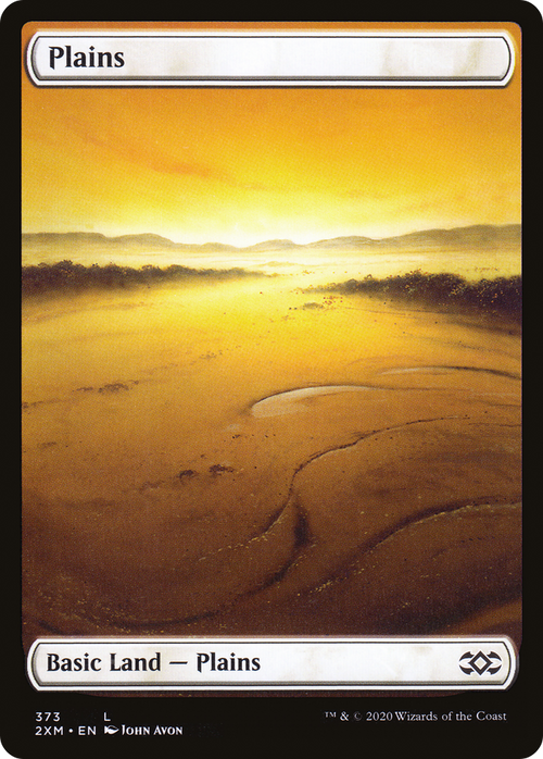Plains (373) (2XM-373) - Double Masters Foil