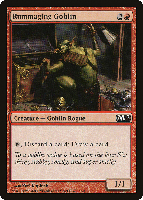 Rummaging Goblin (M13-146) - Magic 2013