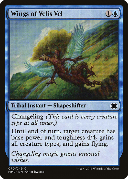 Wings of Velis Vel (MM2-070) - Modern Masters 2015 Foil