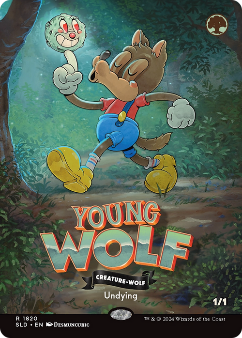 Young Wolf (SLD-1820) - Secret Lair Drop (Borderless)