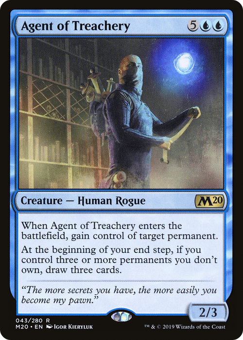 Agent of Treachery (M20-043) - Core Set 2020 Foil