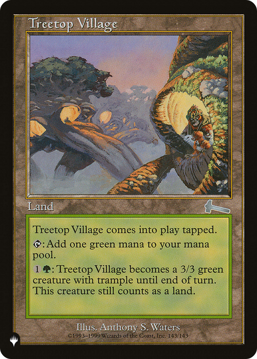 Treetop Village (LIST-143/143) - The List