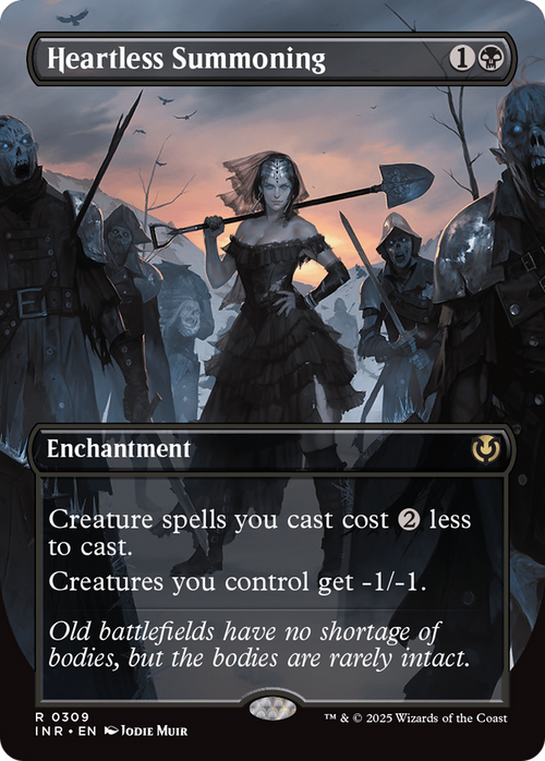 Heartless Summoning (Borderless) (INR-309) - Innistrad Remastered: (enchantment)