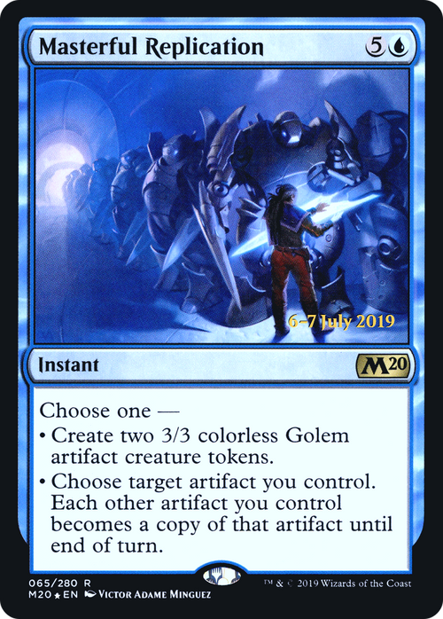 Masterful Replication (PRE-65S) - Core Set 2020 Promos Foil
