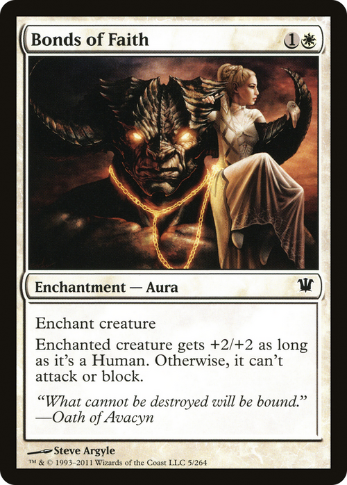Bonds of Faith (ISD-005) - Innistrad Foil