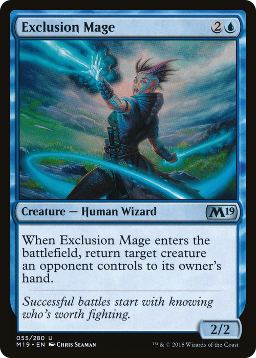 Exclusion Mage (M19-055) - Core Set 2019