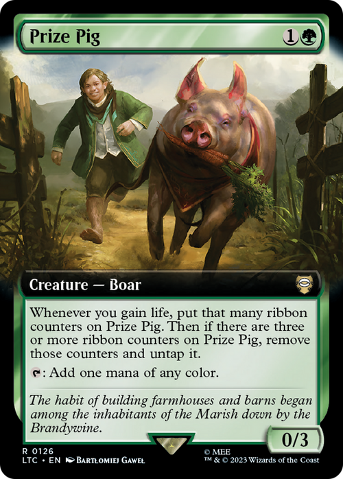 Prize Pig (Extended Art) (LTC-126) - Tales of Middle-earth Commander: (Extended Art)