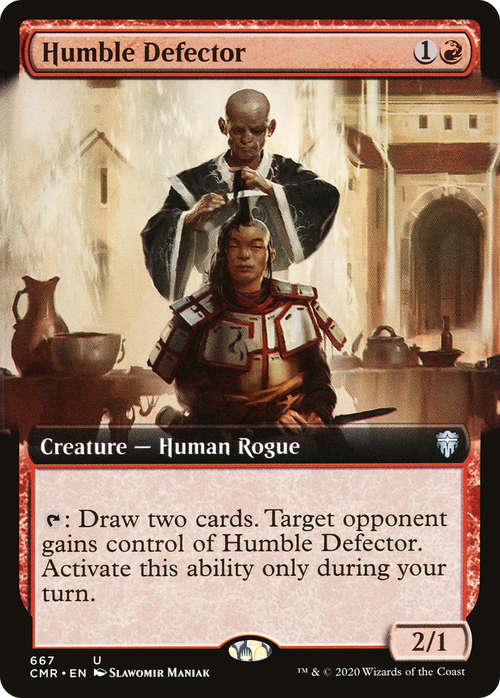 Humble Defector (Extended Art) (CMR-667) - Commander Legends: (Extended Art)