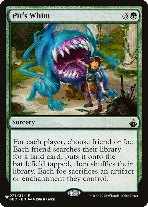 Pir's Whim (LIST-073/254) - The List