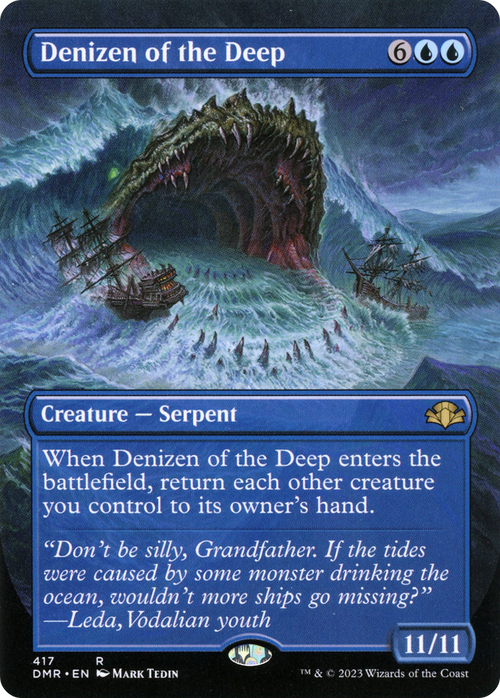 Denizen of the Deep (Borderless) (DMR-417) - Dominaria Remastered