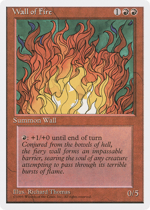 Wall of Fire (4ED-) - Fourth Edition