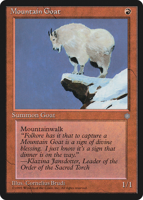 Mountain Goat (ICE-) - Ice Age