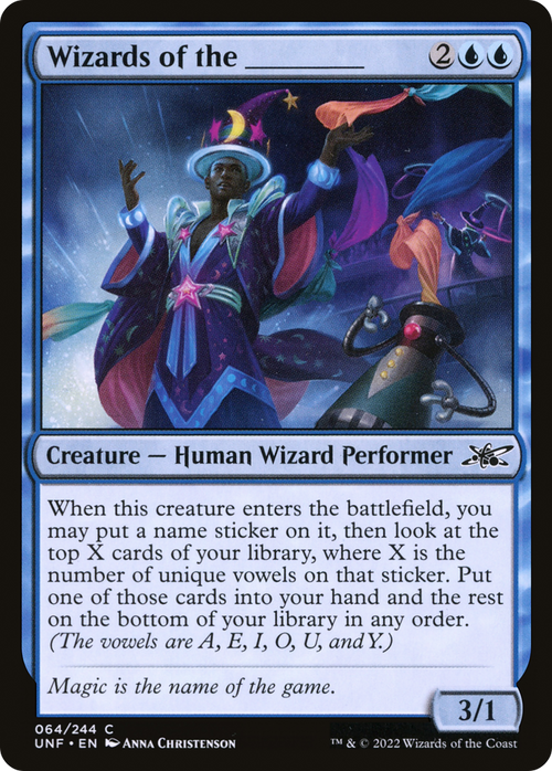 Wizards of the _______ (UNF-064) - Unfinity Foil