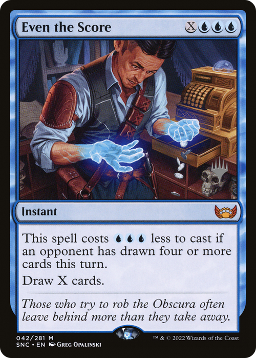 Even the Score (PPSNC-042) - Streets of New Capenna Promos