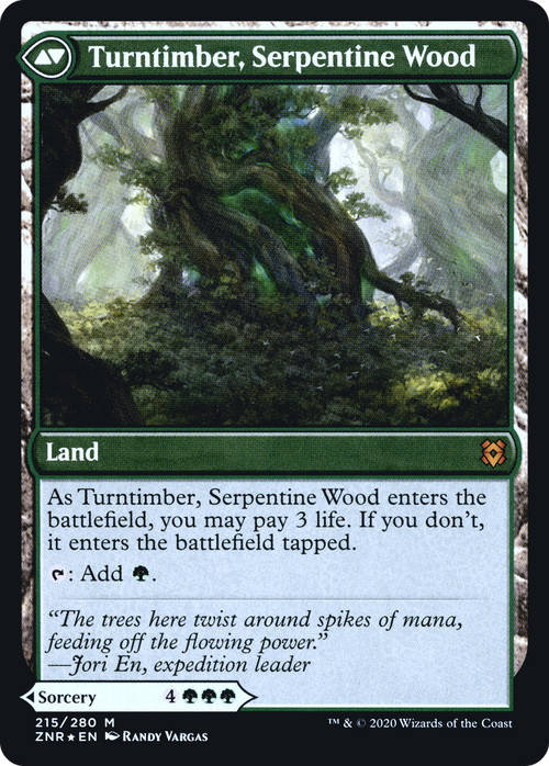 Turntimber Symbiosis (PRE-215S) - Zendikar Rising Promos Foil