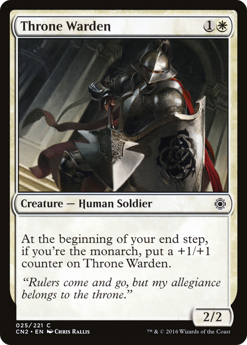 Throne Warden (CN2-025) - Conspiracy: Take the Crown Foil